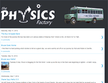 Tablet Screenshot of blog.physicsfactory.org